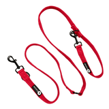 OneLead™  - Red - Double ended, multi-functional dog lead